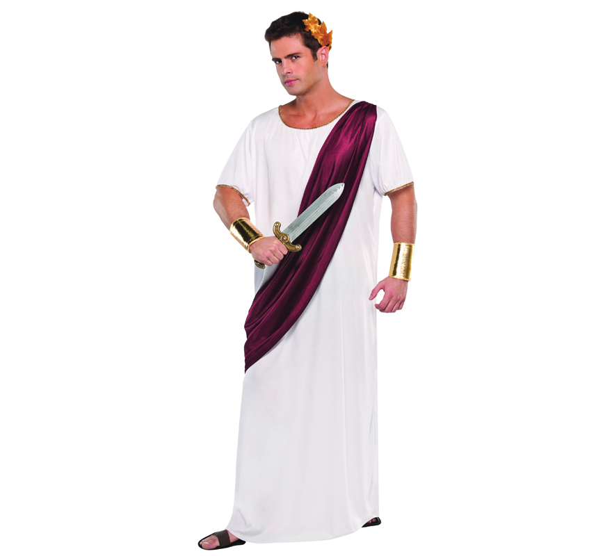 Disfraz de César Romano para hombres en talla estándar M-L