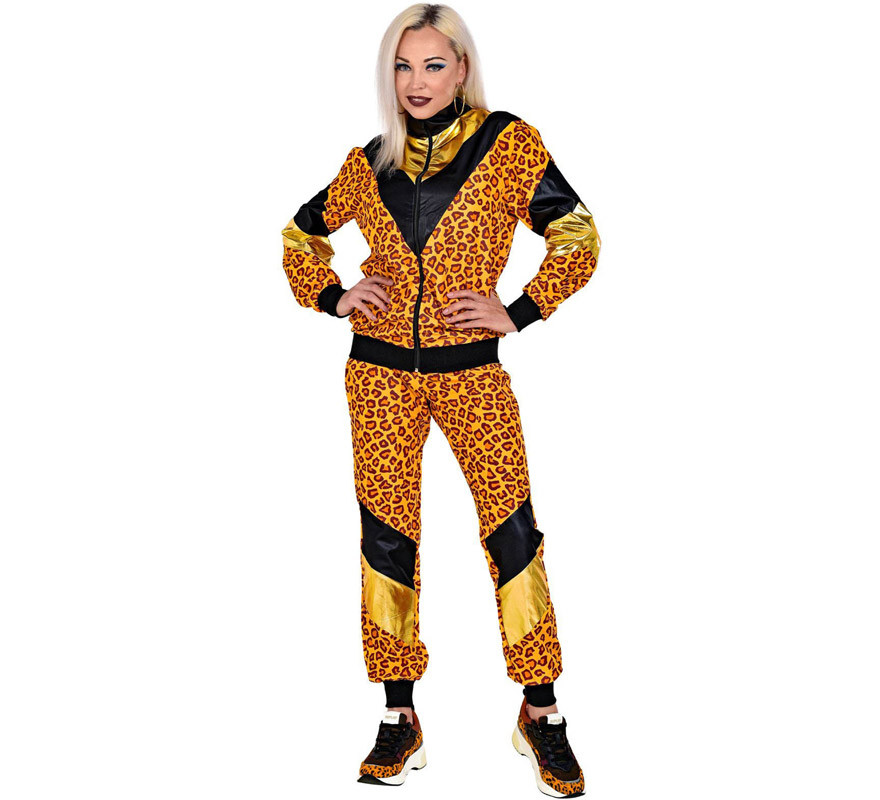 Disfraz de Shop Leopardo Años 80 para mujer