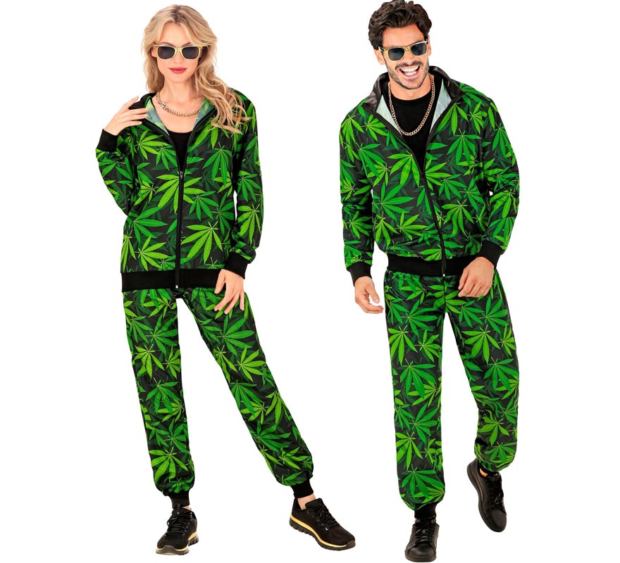 Traje de treino de maconha da moda para festa para adultos