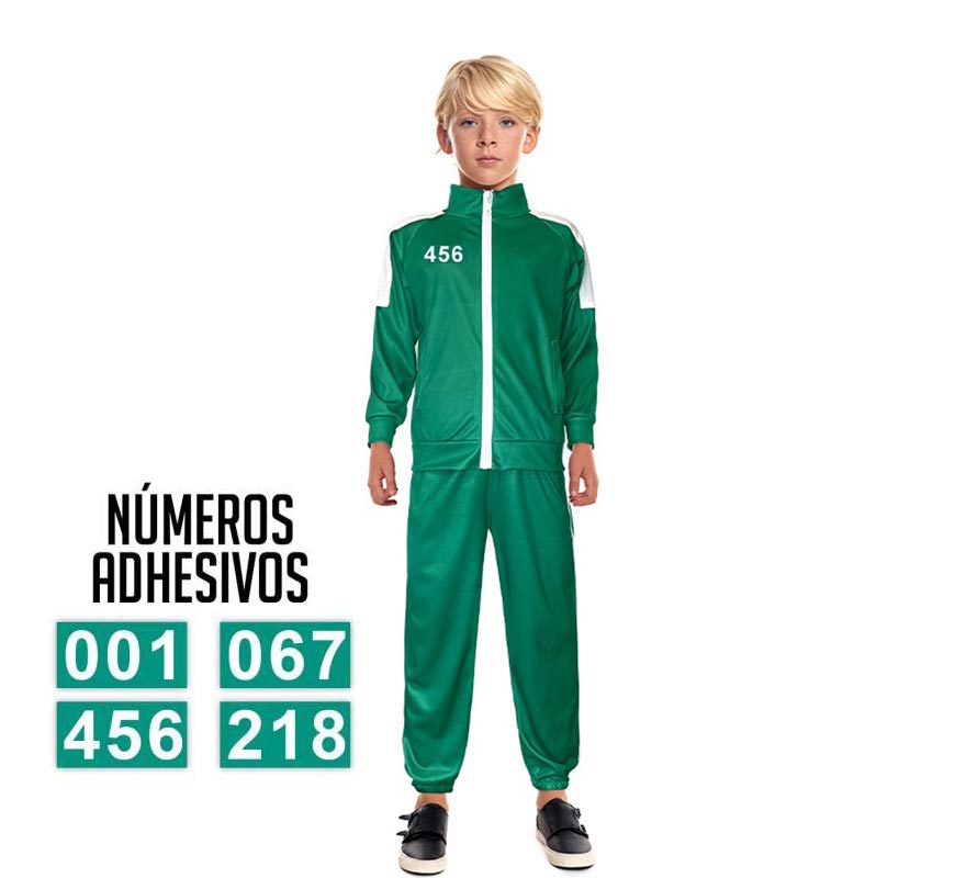 Customizable green tracksuit costume from the Squid Game