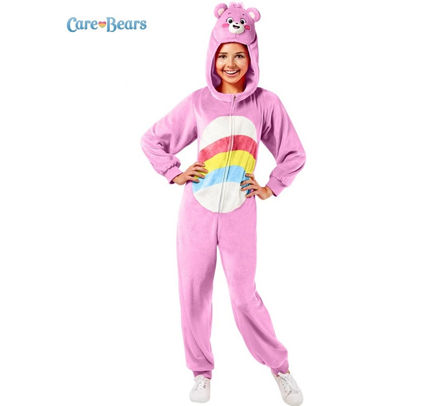 Women's Care Bears Cheer Bear Costume Hooded