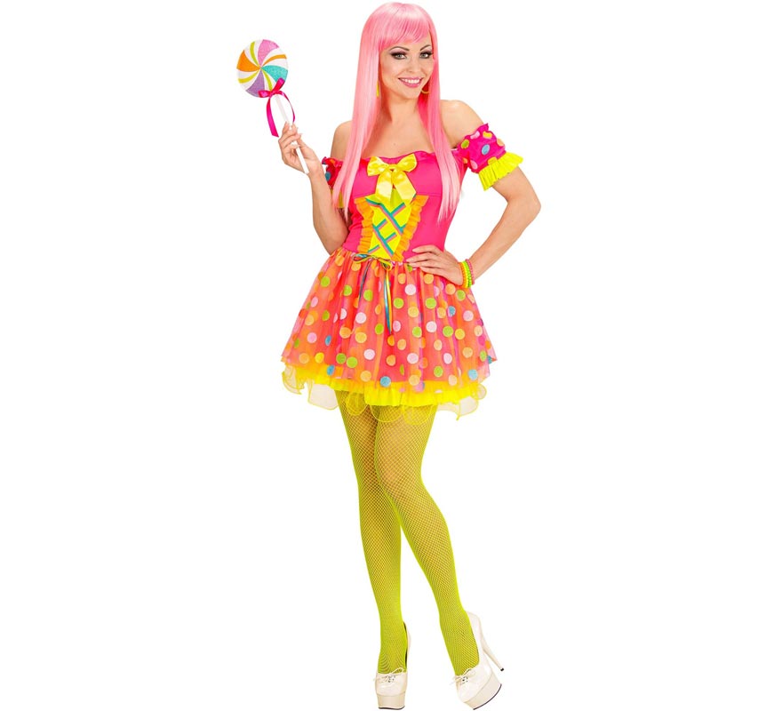 Fuchsia Candy Girl Costume for Women