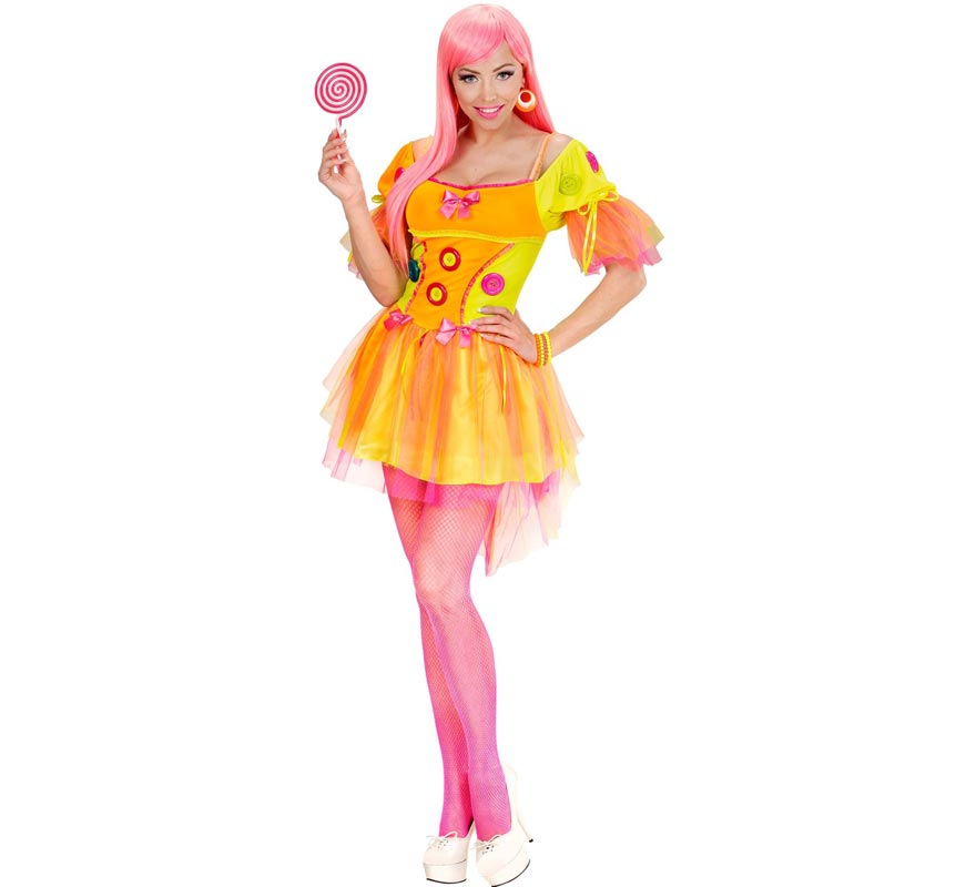 Women's Neon Fantasy Girl Costume