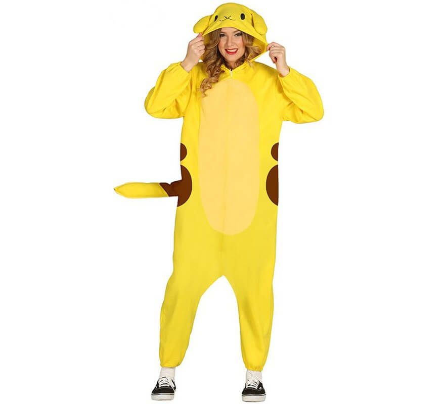 Abito da mascotte adulto Pikachu Halloween festa di compleanno abiti cosplay