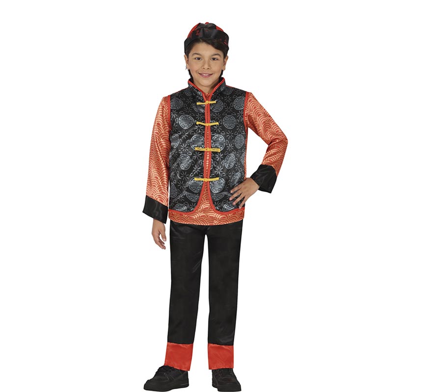 Orange Chino costume for boys