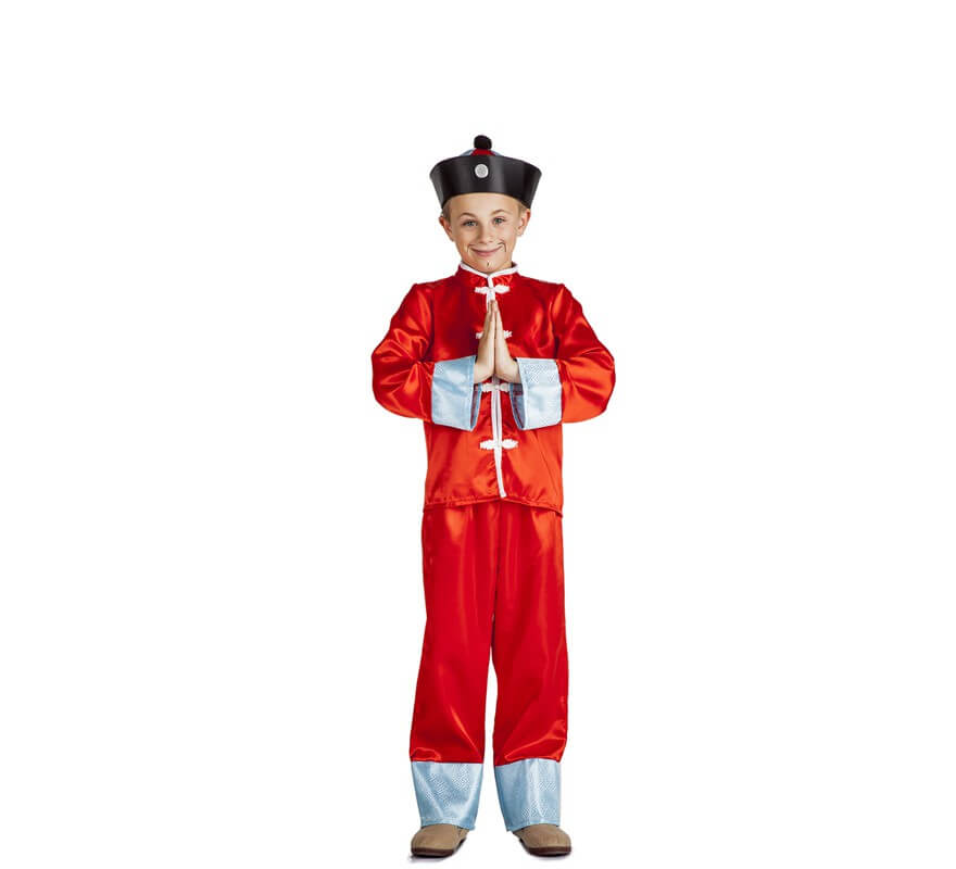 Déguisement Maître Shaolin Pour Enfant - Taille 10-12 Ans - Comprend Chemise, Pantalon Et Ceinture