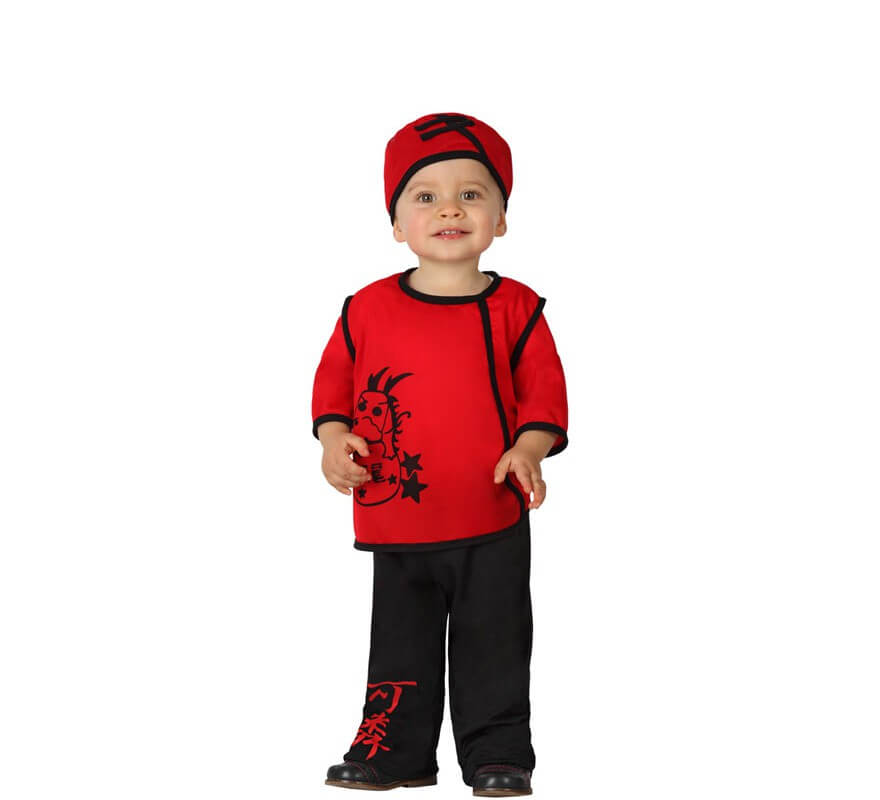 Disfraz de Chino rojo para bebés