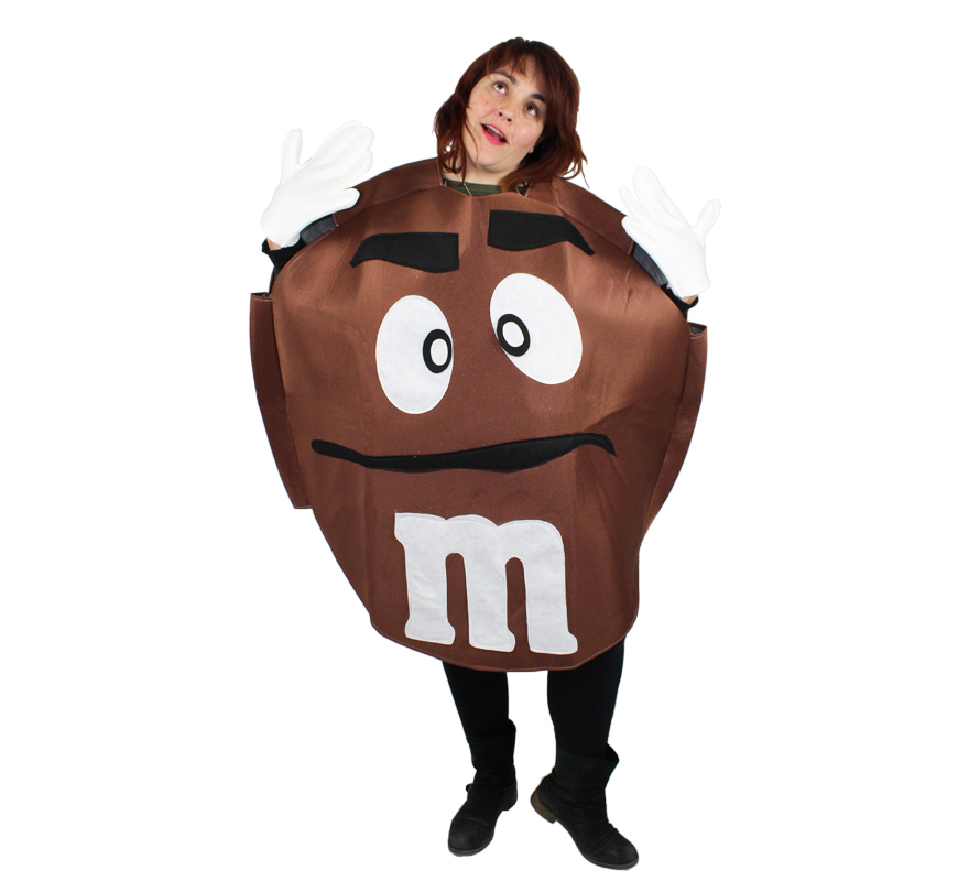Disfraz de Chocolatina marrón para adultos