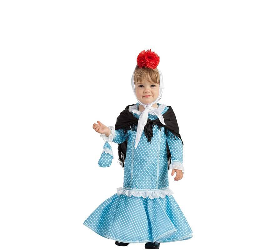 Blue Chulapa costume for baby