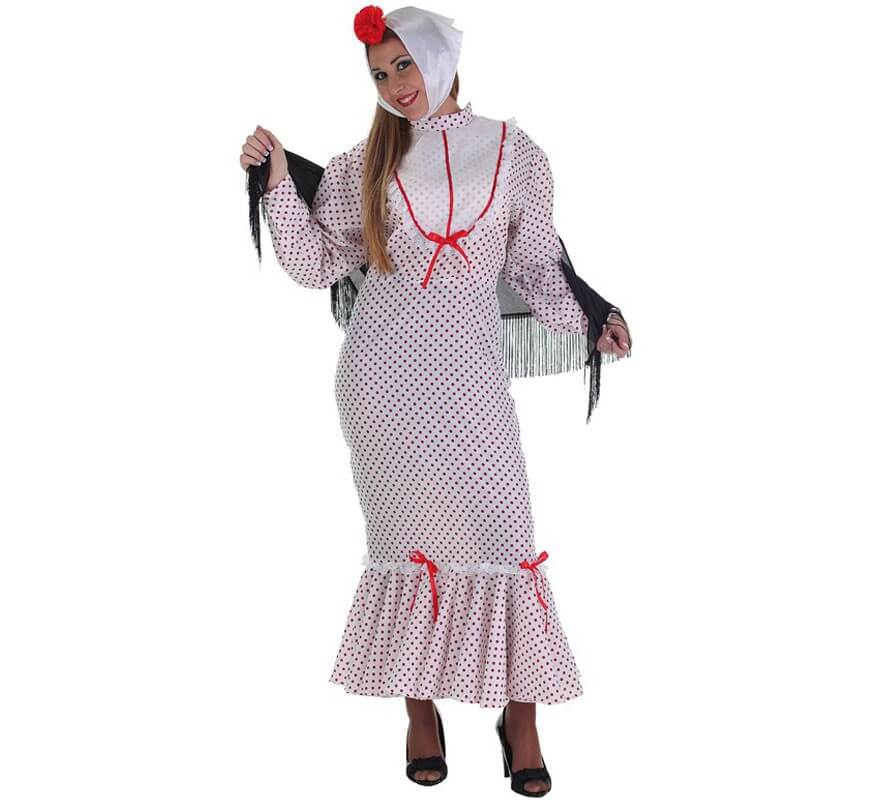 Disfraz de Chulapa coral madrileña para mujer