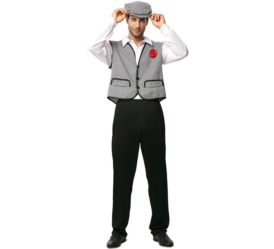 Chulapo Madrile�o costume in grey with hat for men