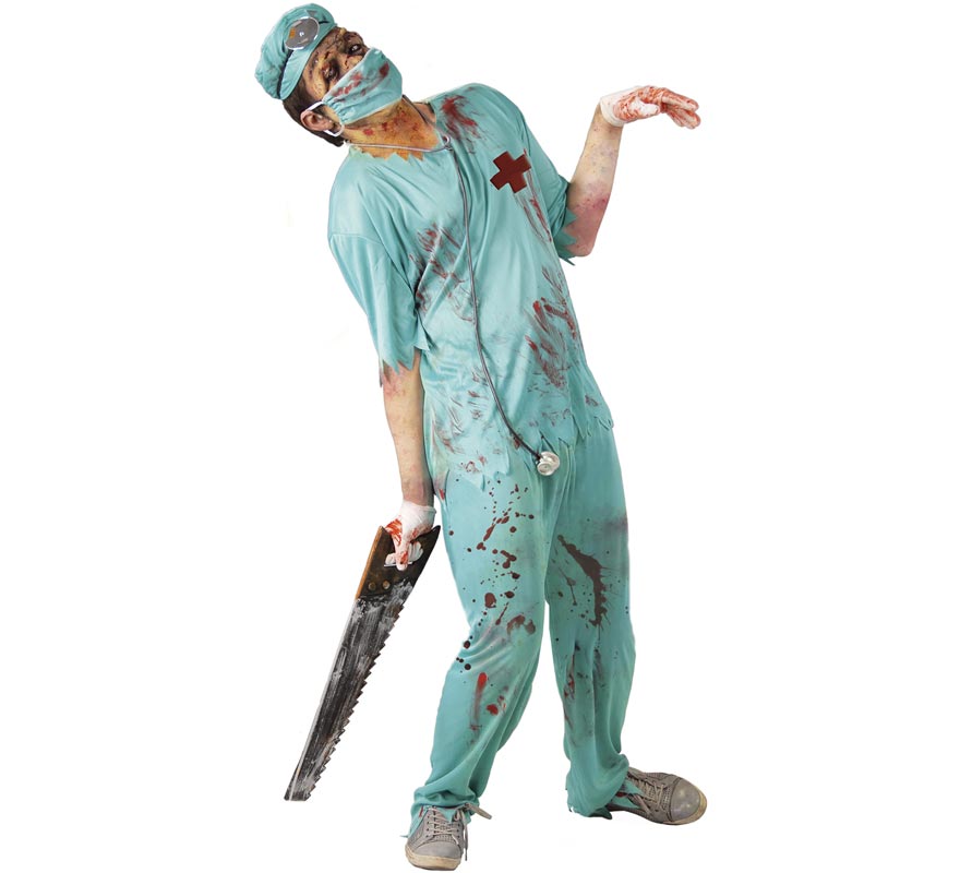 Zombie Surgeon Costume for Men