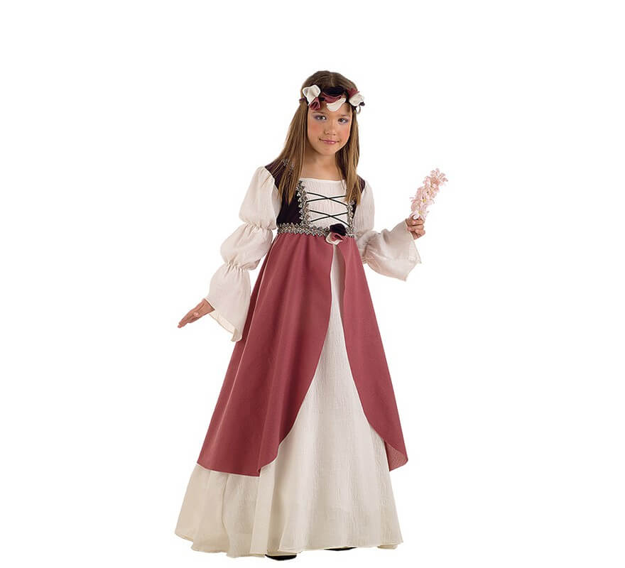 Escabullirse salida Lamer Disfraz de Clarisa Medieval niña