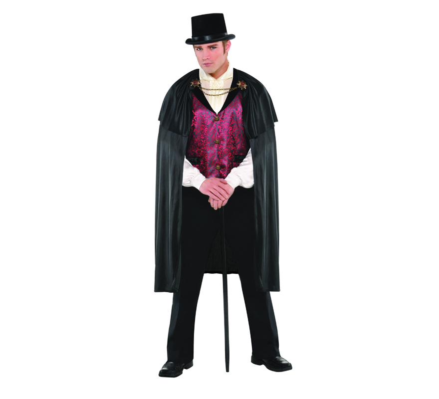 Disfraz de Conde gótico para hombres en talla M-L para Halloween