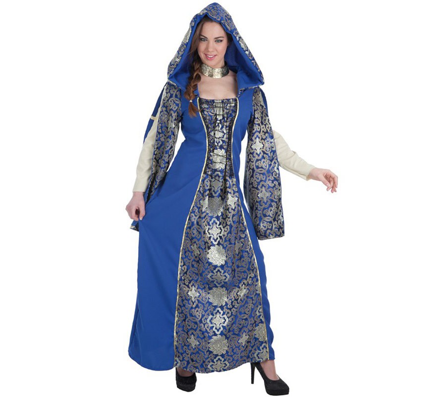 Disfraz de Condesa Castilgrande medieval para mujer