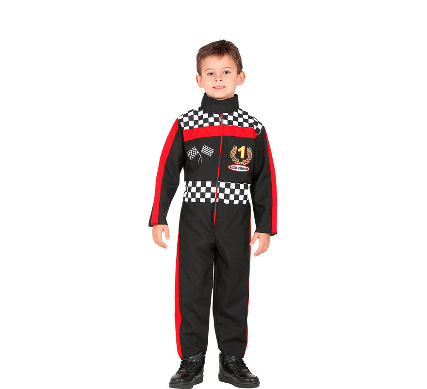 Disfraz de Conductor de Fórmula 1 para niño