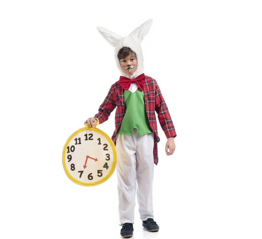 Disfraz de Conejo del Tiempo para niño