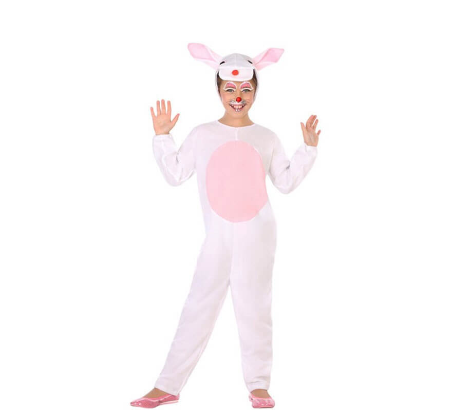 El actual Nebu Desigualdad Disfraz de Conejo en Chistera para niña