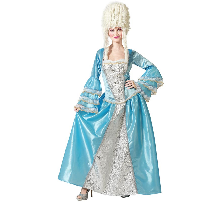 Blue Courtesan Costume for Women