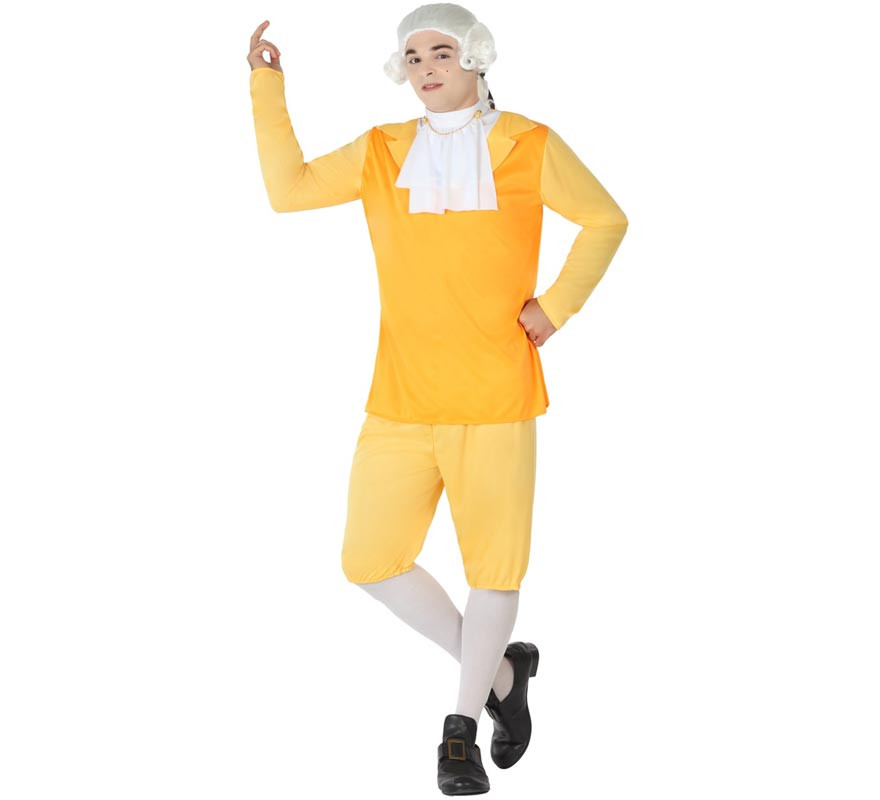 Yellow Courtier Costume for Men