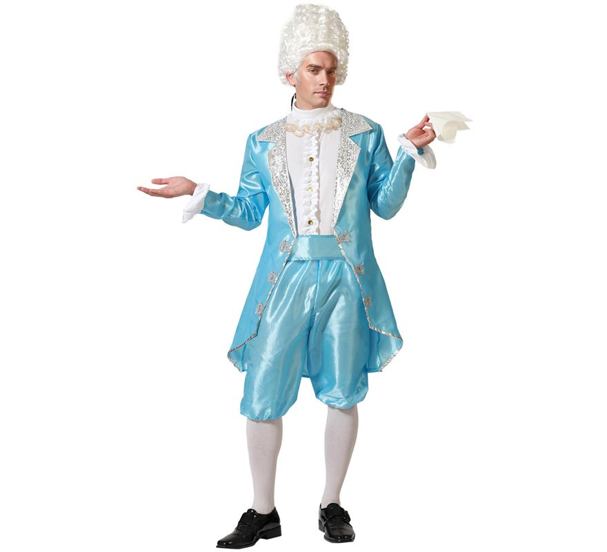 Blue Courtier Costume for Men