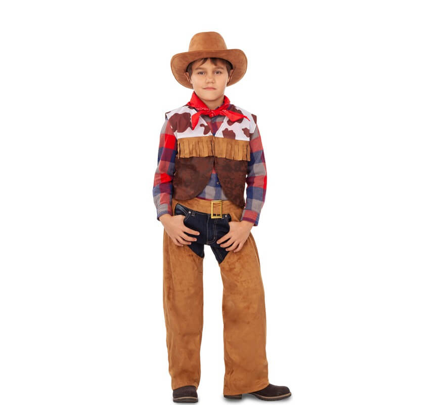 Costume da cowboy con frange per bambino