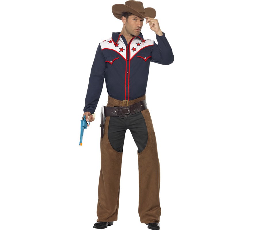 Disfraz de Cowboy de Rodeo para hombre