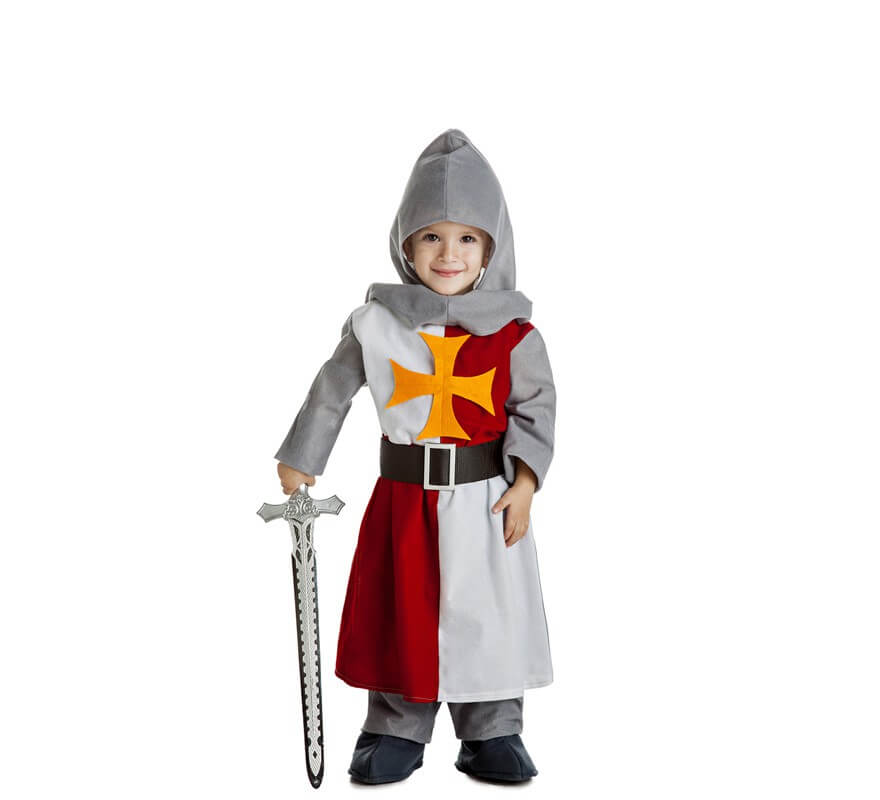 Disfraz de Cruzado Medieval para bebé y niño