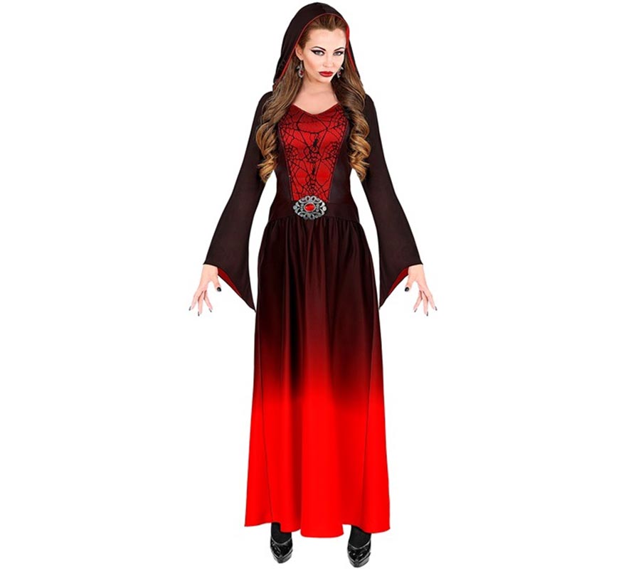 Red Gothic Lady Costume for Women