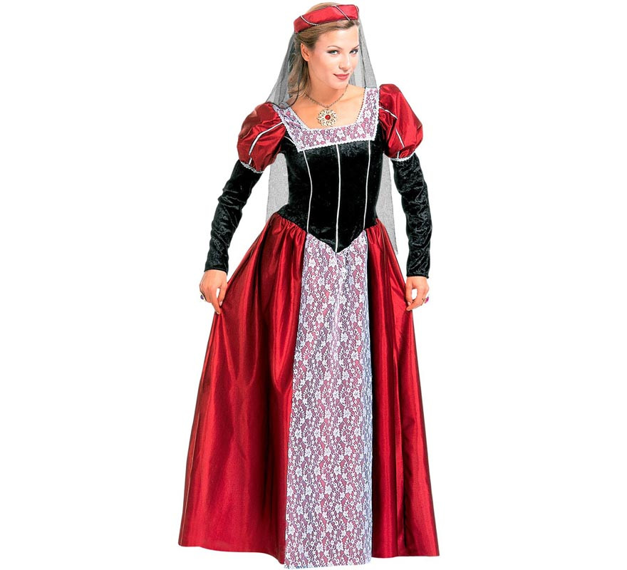 Castilian Medieval Lady costume for women