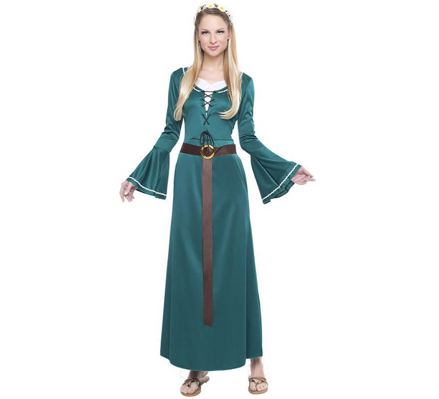 Costume da donna medievale per una donna