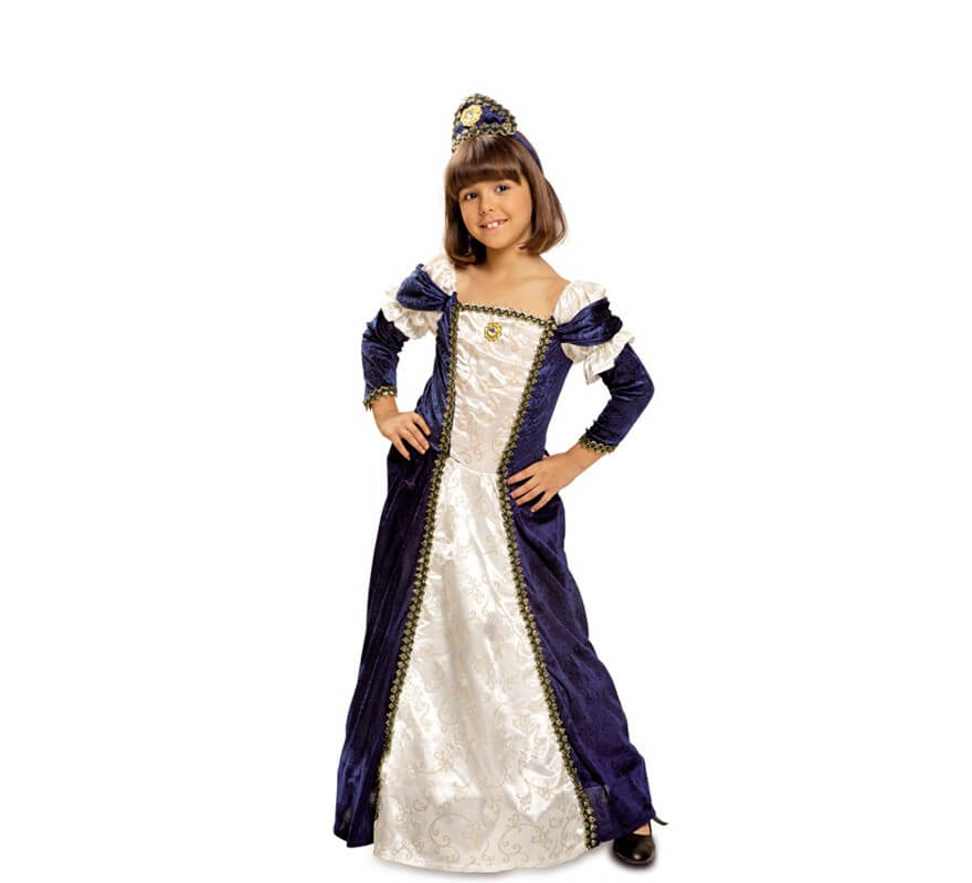 Disfraz de Dama Medieval para Niña