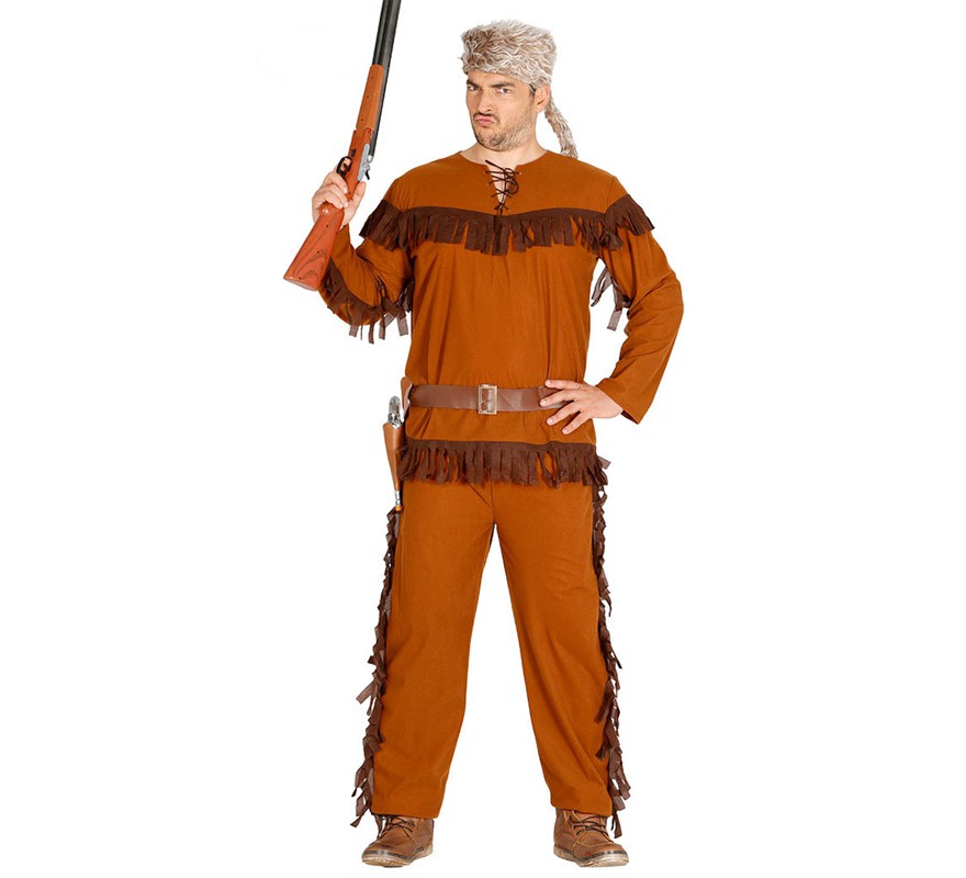 Disfraz de Davy Crockett o el cazador Daniel Boone para hombre