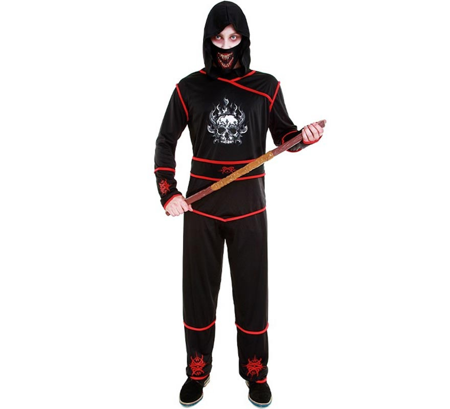  Disfraz de Ninja Dragón Sexy para Hombre Grande : Ropa
