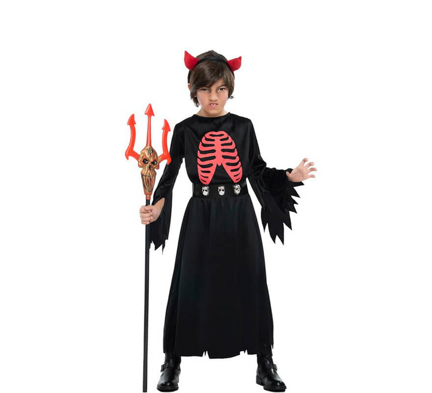 Disfraz de Demonio Esqueleto para niño