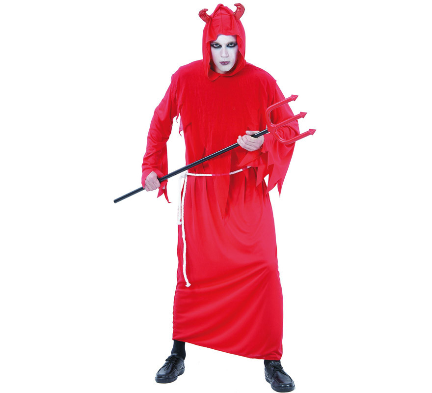 Unirse Vástago Citar Disfraz de Demonio Rojo para Hombre