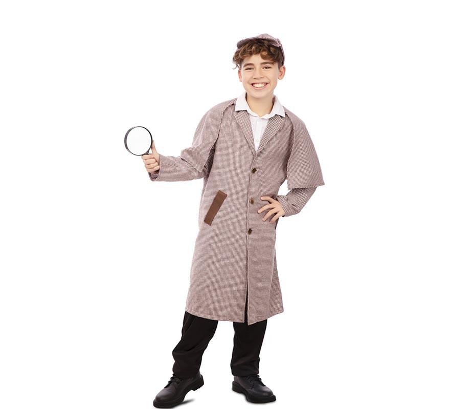 1930s Detective Costume with Hat for Boys