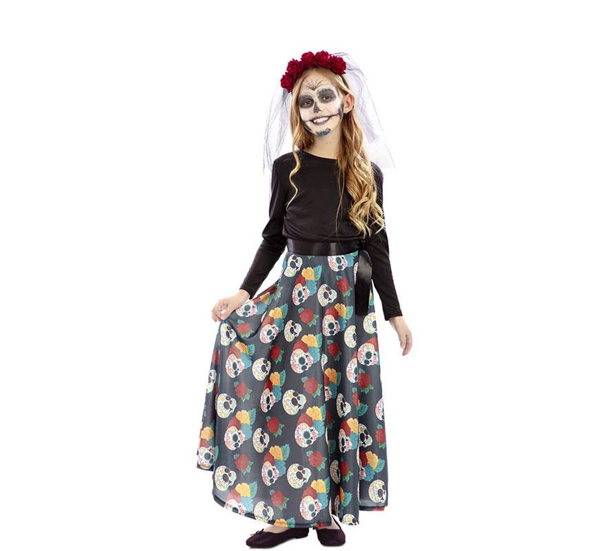 Day of the Dead costume for girls