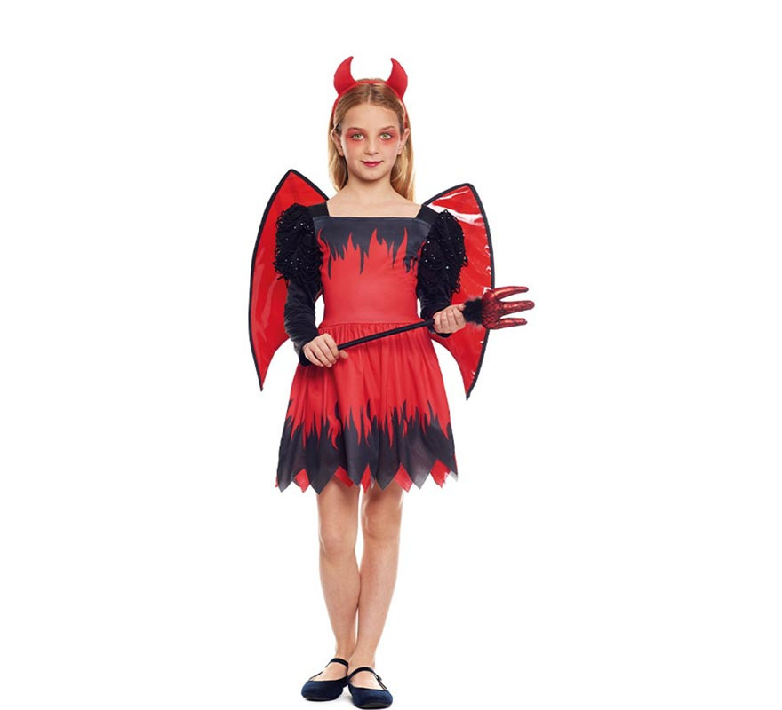 Costume da diavolo alato per bambina