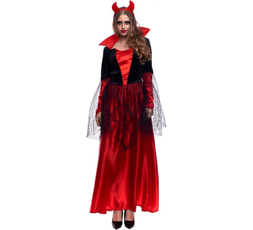 Disfraz de diablesa medieval talla grande para mujer  Disfraces halloween  mujer, Disfraces para adultos, Mujeres