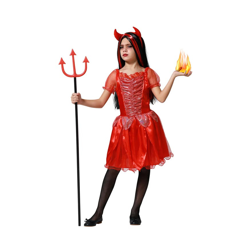 Fire Devil Costume for Girl