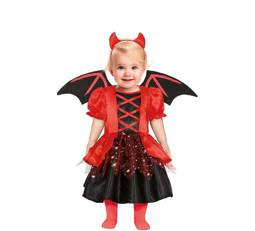 Devil costume with wings for babies