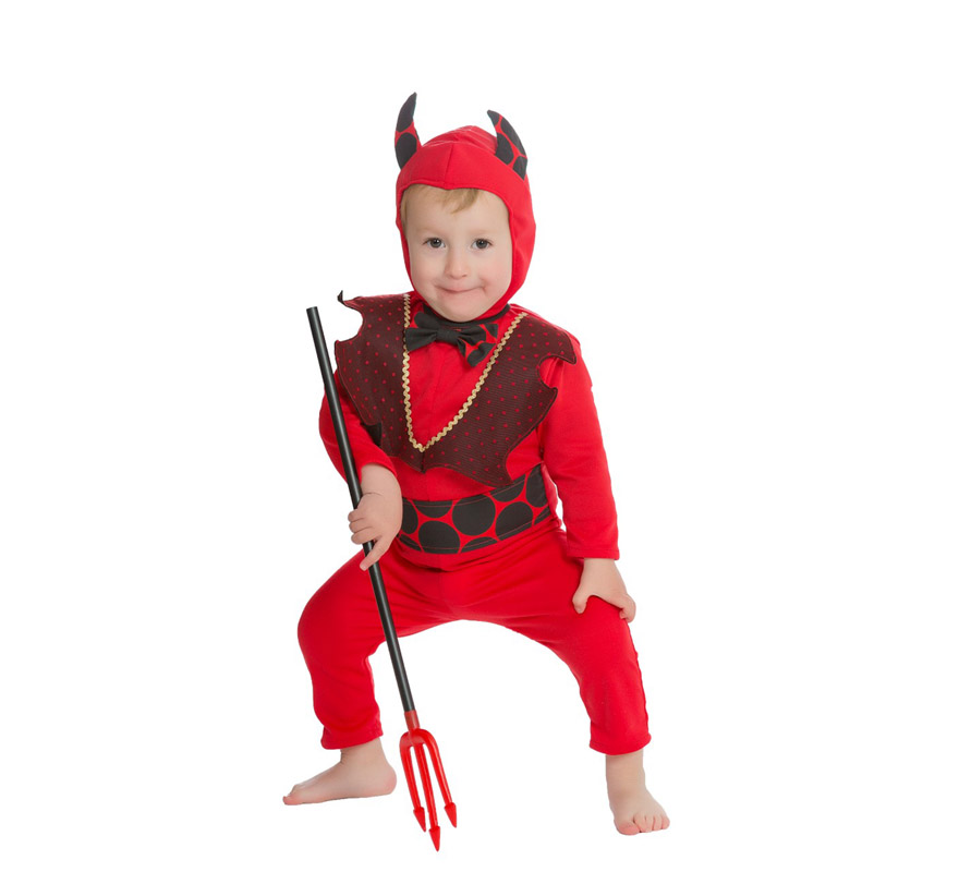 Disfraz de Diablillo rojo para bebés de 18 meses para Halloween