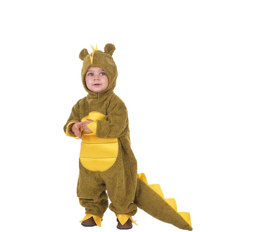 Disfraz de Dinosaurio Peluche Verde para niños y bebé