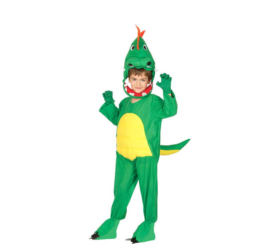 Aplaudir Dormitorio soporte Disfraz de Dinosaurio verde