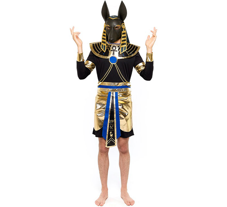 Disfraz de Dios Egipcio Anubis para hombre Disfraz de Dios Egipcio Anubis para hombre
