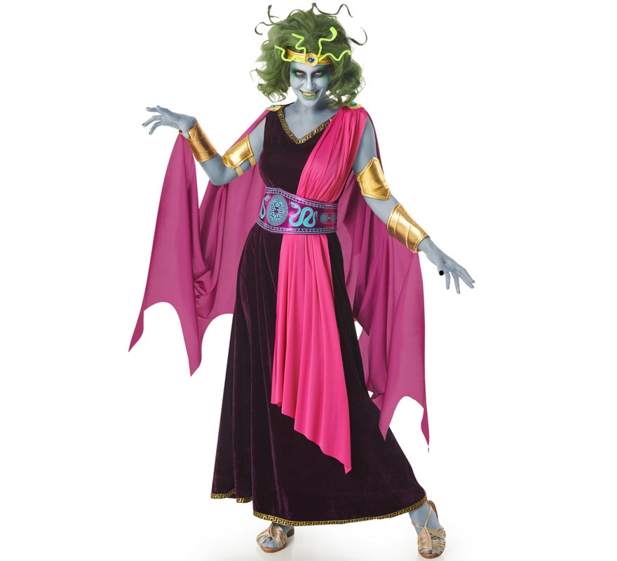 Greek Goddess Costume with Cape for Women