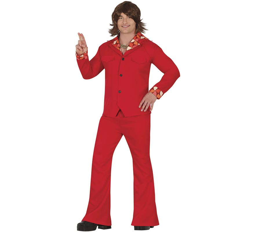 Complementos rojos para disfraces y ropa de época, años 80