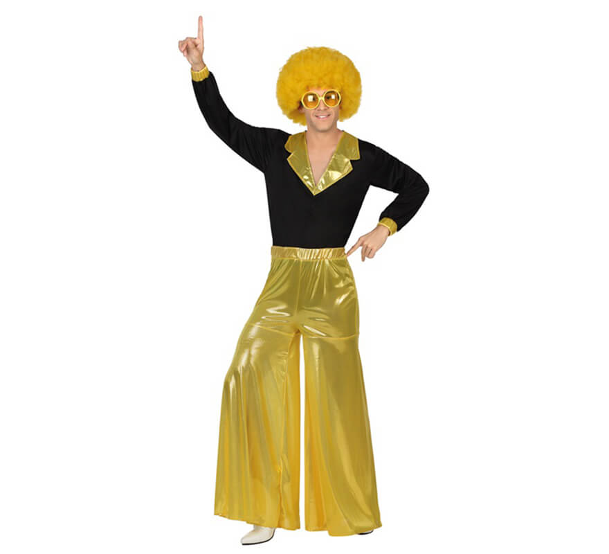 Disfraz de Disco Man dorado