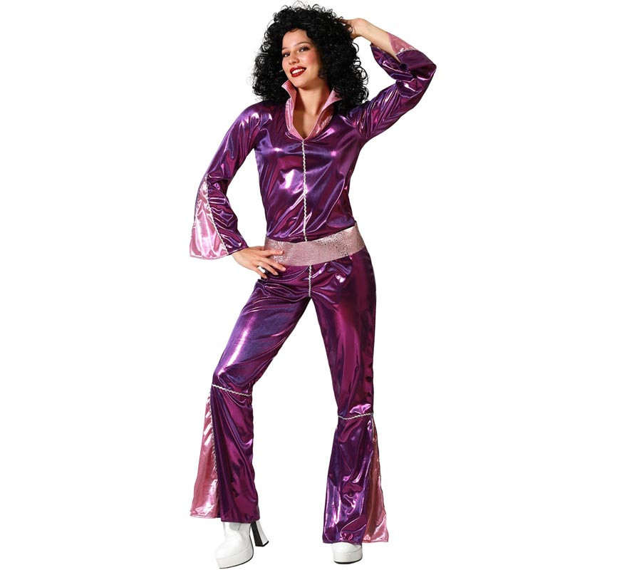 Fuchsia Disco Costume for Women